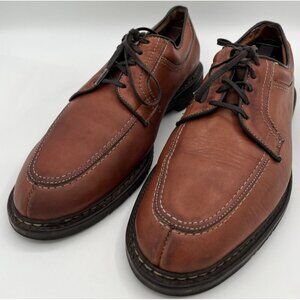 Allen Edmonds Wilbert Mens Size 10.5 D Chili Brown Oxford Leather Comfort Shoes